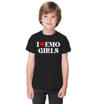 Obrázek 1 produktu Dětské tričko Miluji Emo Dívky I Love Emo Girls