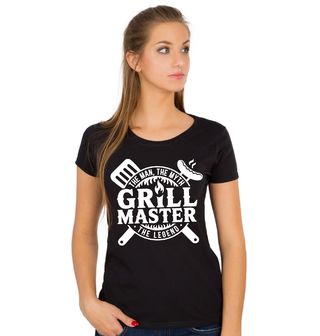 Obrázek 1 produktu Dámské tričko Legenda u Grilu The Man The Myth Grill Master