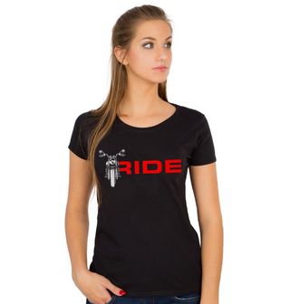 Obrázek 1 produktu Dámské tričko Zrozen Pro Jízdu RIDE