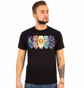 Obrázek 1 produktu Pánské tričko Boho Slunce a Měsíc