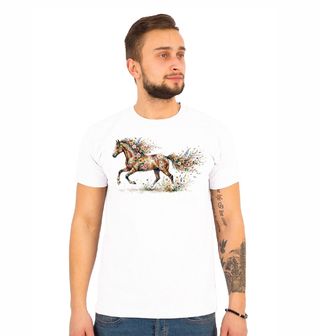 Obrázek 1 produktu Pánské tričko Kůň z Květin