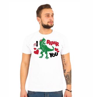 Obrázek 1 produktu Pánské tričko I Rawr You Mám tě rád