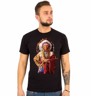 Obrázek 1 produktu Pánské tričko Indián Náčelník Splašený kůň
