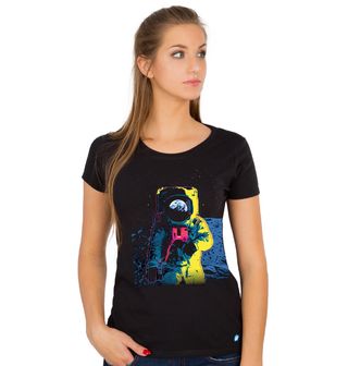Obrázek 1 produktu Dámské tričko Barevný Astronaut