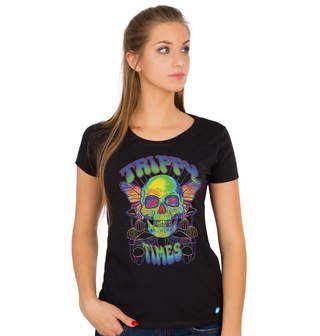 Obrázek 1 produktu Dámské tričko Psychadelická lebka Trippy Times 