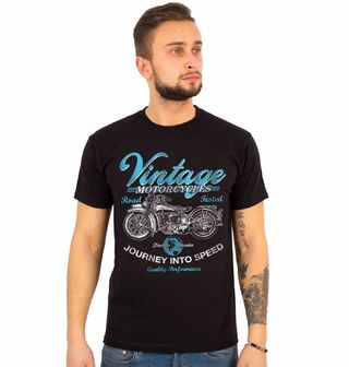 Obrázek 1 produktu Pánské tričko Staré Motorky Cesta za Rychlostí