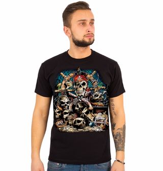 Obrázek 1 produktu Pánské tričko Lebka Kapitána Chobotnice Barnacle Bill