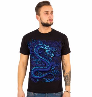 Obrázek 1 produktu Pánské tričko Mytický Modrý Drak