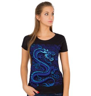 Obrázek 1 produktu Dámské tričko Mytický Modrý Drak