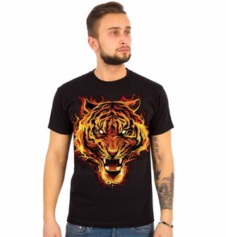 Obrázek 1 produktu Pánské tričko Bengálský Tygr v Plamenech