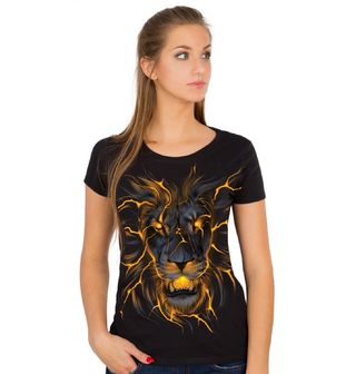 Obrázek 1 produktu Dámské tričko Zářící Zlatý Lev