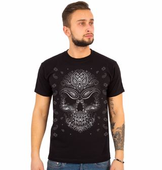 Obrázek 1 produktu Pánské tričko Abstract Lebka s Bandanou