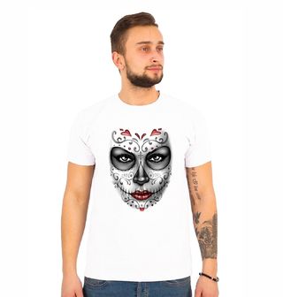 Obrázek 1 produktu Pánské tričko Maska Dívky Dne Mrtvých