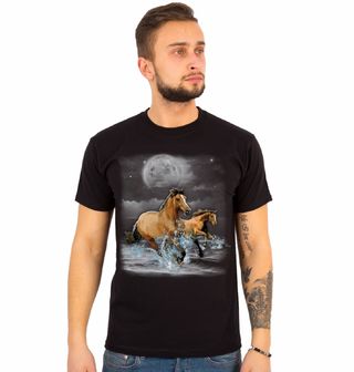 Obrázek 1 produktu Pánské tričko Divocí Koně za Úplňku