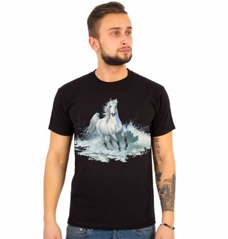 Obrázek 1 produktu Pánské tričko Bílý Kůň Běh ve Vodě