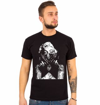 Obrázek 1 produktu Pánské tričko Gangsta Marilyn Monroe (Velikost: M)