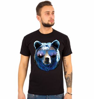 Obrázek 1 produktu Pánské tričko Medvěd s brýlemi 