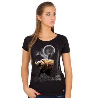 Obrázek 1 produktu Dámské tričko Divoký Medvěd při úplňku 