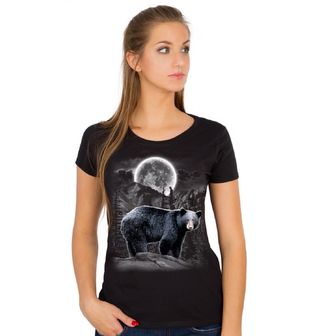 Obrázek 1 produktu Dámské tričko Medvěd černý v úplňku 