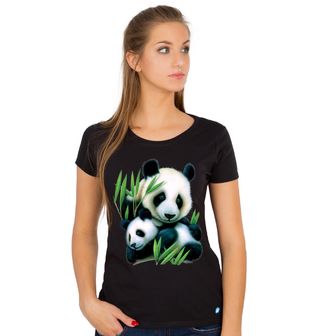 Obrázek 1 produktu Dámské tričko Panda a její mládě 