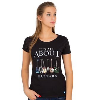 Obrázek 1 produktu Dámské tričko Je to všechno o kytarách