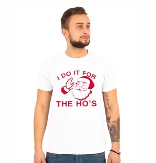 Obrázek 1 produktu Pánské tričko Santa Rozdává Radost Santa Claus For the Ho's