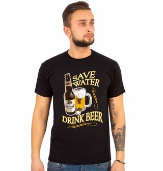 Obrázek 1 produktu Pánské tričko Šetři s Vodou Dej si Pivo