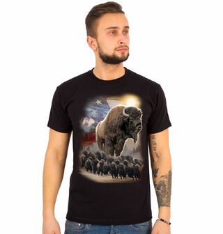 Obrázek 1 produktu Pánské tričko Americký bizon