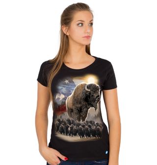 Obrázek 1 produktu Dámské tričko Americký bizon