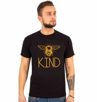 Obrázek 1 produktu Pánské tričko Bee Kind Buď milý Včelička