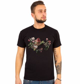 Obrázek 1 produktu Pánské tričko Pěnkava a květiny 