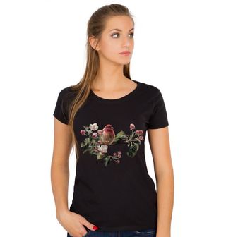 Obrázek 1 produktu Dámské tričko Pěnkava a květiny 
