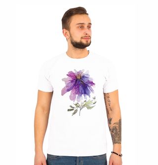 Obrázek 1 produktu Pánské tričko Fialové květiny
