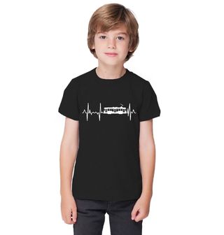 Obrázek 1 produktu Dětské tričko Kardiogram a Tramvaj