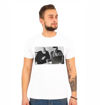 Obrázek 1 produktu Pánské tričko Pátečníci Karel Čapek a prezident T.G. Masaryk (Velikost: 3XL)