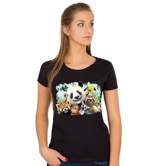 Obrázek 1 produktu Dámské tričko Selfie Zvířátek ze Zoo