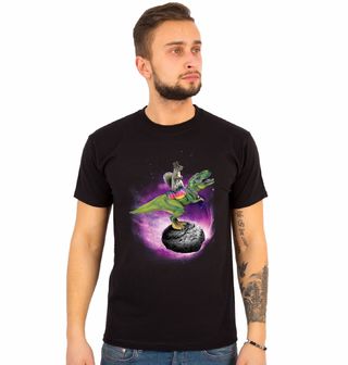 Obrázek 1 produktu Pánské tričko Veverka na dinosaurovi