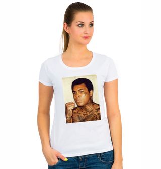 Obrázek 1 produktu Dámské tričko Potetovaný Muhammad Ali