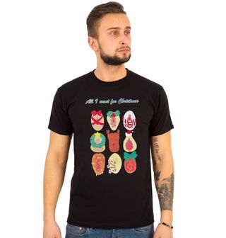 Obrázek 1 produktu Pánské tričko Jediné co chci k Vánocům...