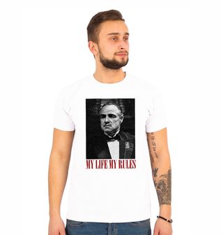Obrázek 1 produktu Pánské tričko Marlon Brando - Můj život, moje pravidla