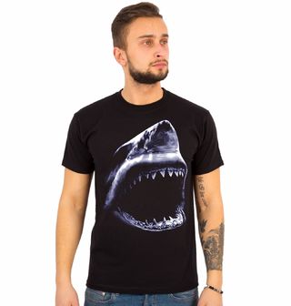 Obrázek 1 produktu Pánské tričko Útok žraloka bílého
