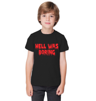 Obrázek 1 produktu Dětské tričko V pekle byla nuda Hell was boring