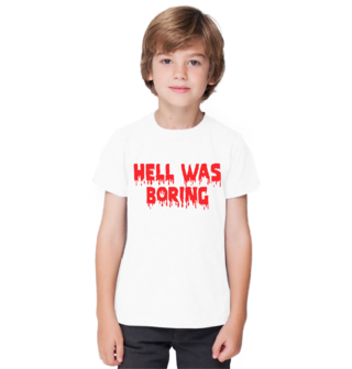 Obrázek 1 produktu Dětské tričko V pekle byla nuda Hell was boring