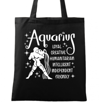 Obrázek 1 produktu Bavlněná taška Horoskop Vodnář Aquarius 