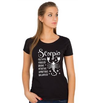 Obrázek 1 produktu Dámské tričko Horoskop Štír Scorpio