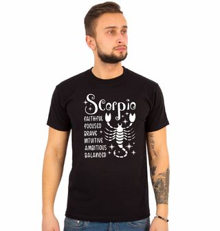 Obrázek 1 produktu Pánské tričko Horoskop Štír Scorpio