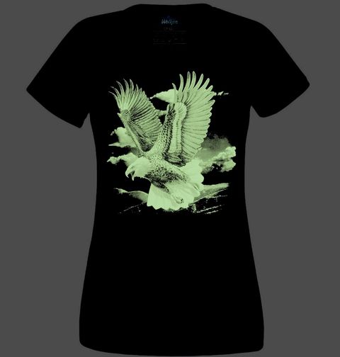 Obrázek produktu Dámské tričko Útok Orla (SVÍTÍ VE TMĚ) 