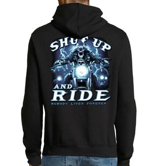 Obrázek 1 produktu Pánská mikina Bleskový Motorkář Shut Up and Ride