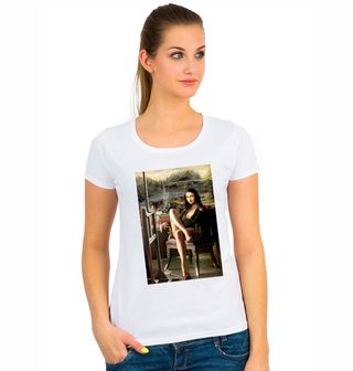 Obrázek 1 produktu Dámské tričko Mona Lisa v zákulisí