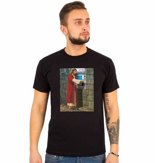 Obrázek 1 produktu Pánské tričko Ježíš potřebuje peníze